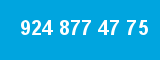 924 877 47 75 924 877 47 75